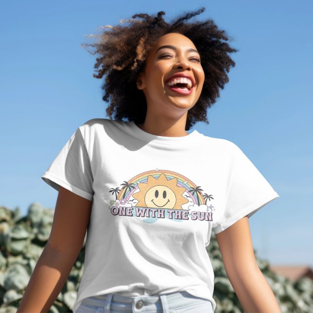 Eine mit der Sonne, Beach Shirts, Sommerferien T-Shirt (Von Creator hochgeladen)