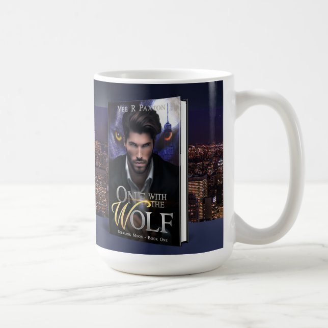 Eine mit der Wolf Quote-Tasse Kaffeetasse (Rechts)