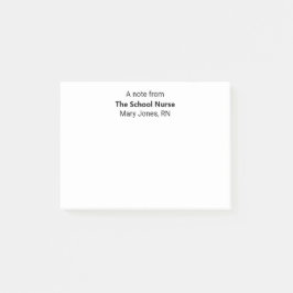 Eine Mitteilung der Schulkrankenversicherung & Nam Post-it Klebezettel