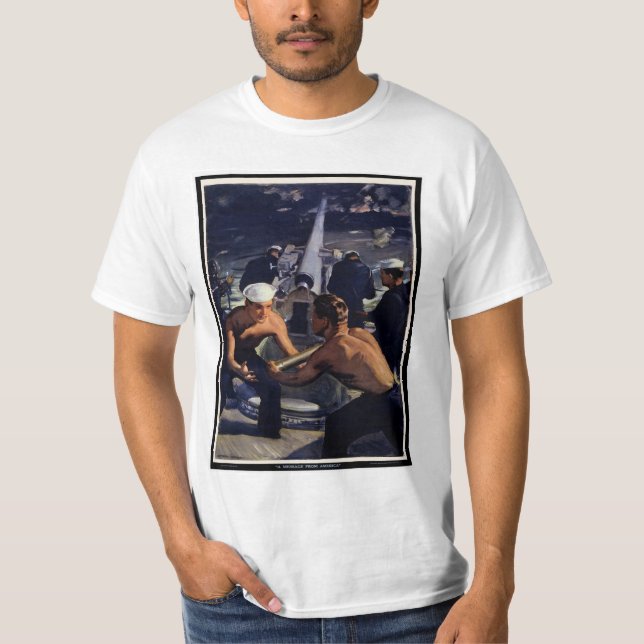 Eine Mitteilung von Amerika T-Shirt (Vorderseite)