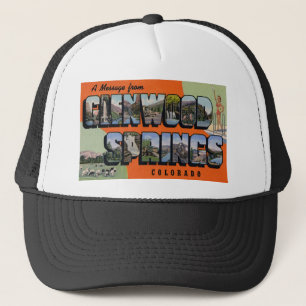Eine Mitteilung von Glenwood Springs Colorado Truckerkappe