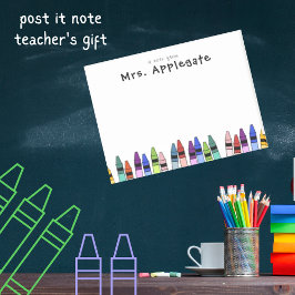 Eine Mitteilung von Lehrer Post-it Klebezettel