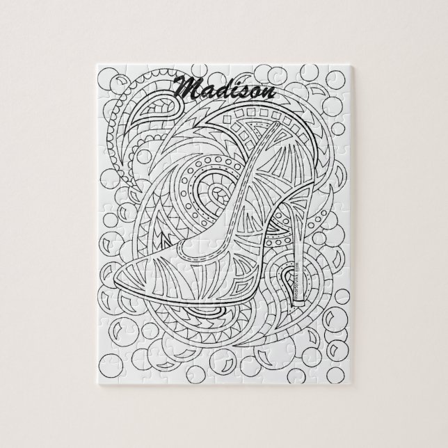 Eine Mode-personalisierte Spaß-Farbe des Puzzle (Vertikal)