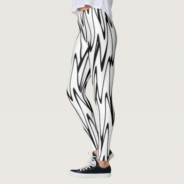 Eine moderne Abstrakte Bauweise Leggings (Links)