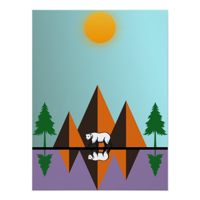 Eine moderne Flucht aus der Natur Poster (Vorderseite)