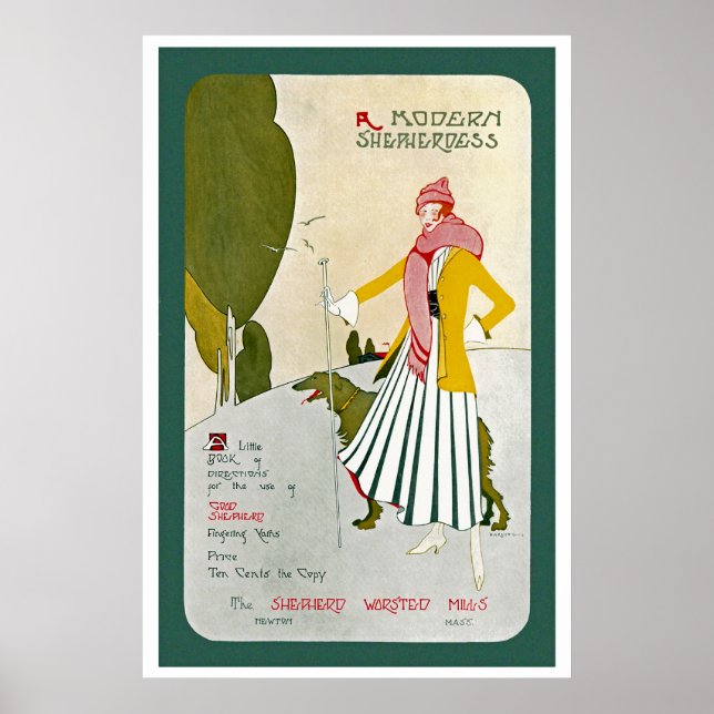 Eine moderne Schäferin Poster (Vorne)