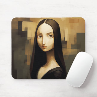 Eine Mona Lisa reimaginierte, ein Klassiker, aber Mousepad