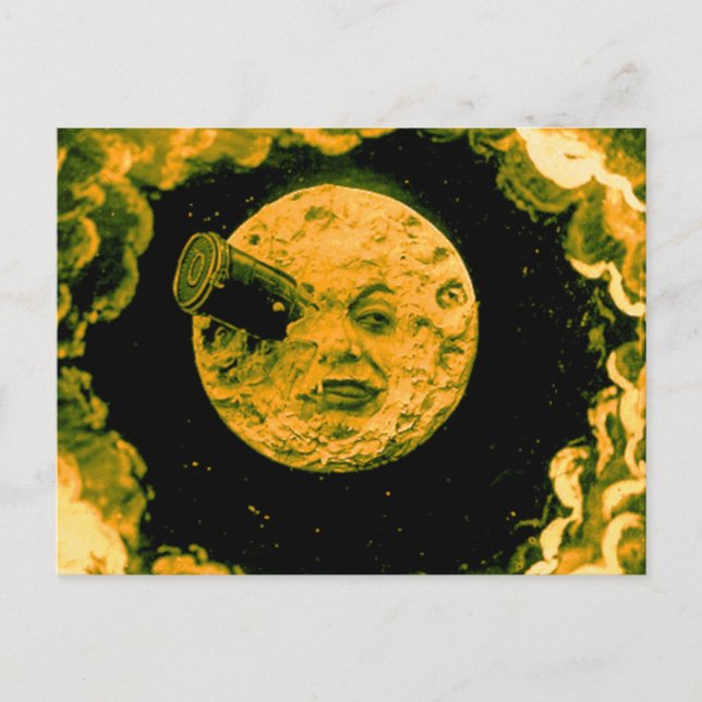 Eine Mondreise Postkarte (Vorderseite)