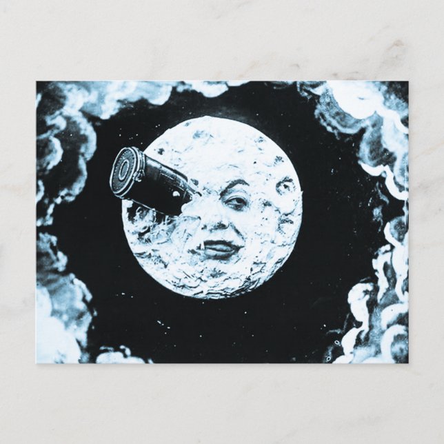 Eine Mondreise Postkarte (Vorderseite)