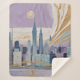 Eine Mondstadtlandschaft Sherpadecke