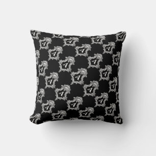 Eine Monogramm-Anfangs-Wurfkissen Kissen