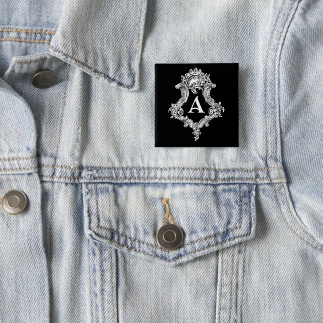 Eine monogrammatische Initiale Button (Beispiel)