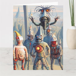 Eine monströse Feier Karte