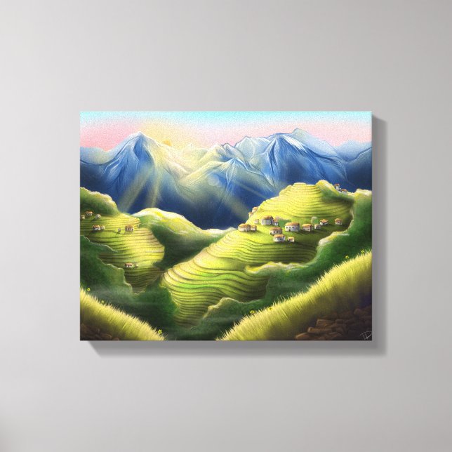 Eine Morgendämmerung - Isabelle Dorr Leinwanddruck (Vorderseite)