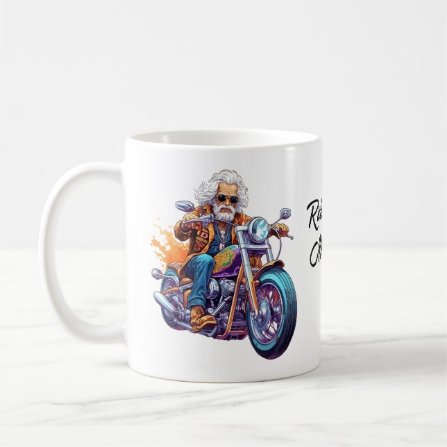 Eine Motorradreise Kaffeetasse (Links)