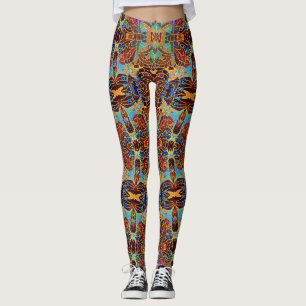 Eine Motte fliegt zwischen Neruda und Woolf Leggin Leggings