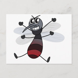 Eine Mücke Postkarte