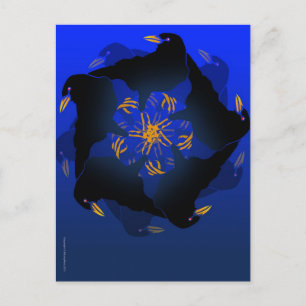 EINE MURDE POSTKARTE