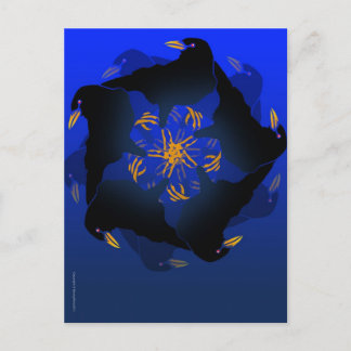 EINE MURDE POSTKARTE