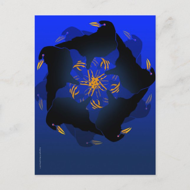 EINE MURDE POSTKARTE (Vorderseite)