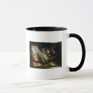 Eine musikalische Ansammlung der Katzen Tasse