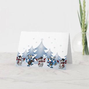 Eine musikalische Feier zu Weihnachten Karte