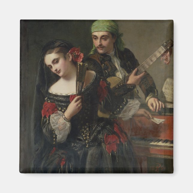 Eine Musikstunde in Sevilla Magnet (Vorne)