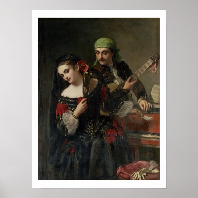 Eine Musikstunde in Sevilla Poster (Vorne)