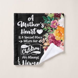 Eine Mutter ist wie ein Geschenk für Blume, ein Mu Waschlappen