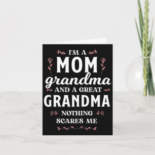 Eine Mutter Oma & Urgroßmutter lustiger Mutter Karte