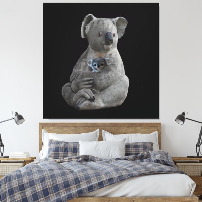 Eine Mutter verkneifen Leinwanddruck (Insitu (Schlafzimmer))