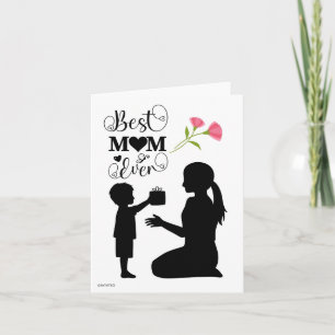 Eine Muttertags-Karte, um das Herz einer Mutter zu Karte