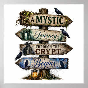 Eine mystische Reise durch die Krypta beginnt Poster