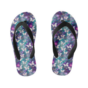 Eine mystische Schmetterlingsserie Design 1 Kinderbadesandalen