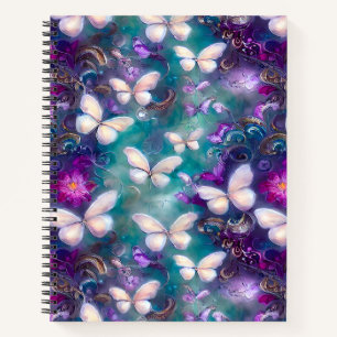 Eine mystische Schmetterlingsserie Design 1 Notizbuch