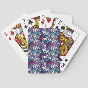 Eine mystische Schmetterlingsserie Design 5 Spielkarten