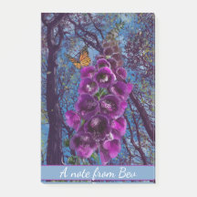 Eine Nachricht von...Butterfly auf einem Fuchshand