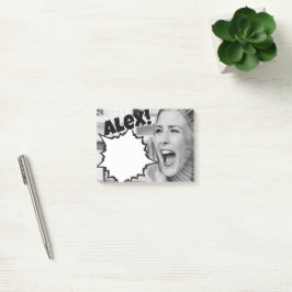 Eine Nachricht von deiner Mutter. Post-it Klebezettel