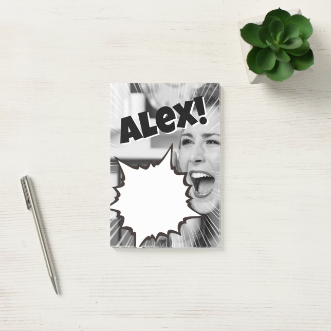 Eine Nachricht von deiner Mutter. Post-it Klebezettel (Büro)