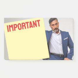 Eine Nachricht von Ihrem Chef Post-it Klebezettel