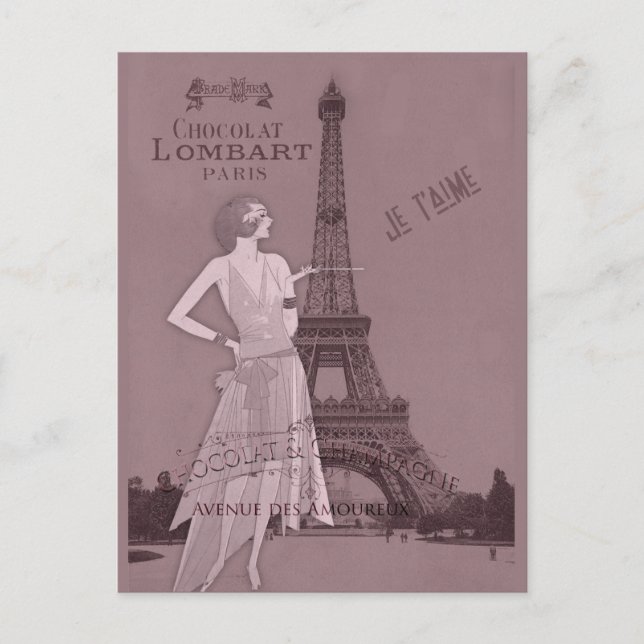 Eine Nacht, an Valentine zu denken Feiertagspostkarte (Vorderseite)