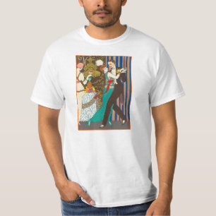 Eine Nacht im dekadenten Paris-Kunst-Deko-T - T-Shirt