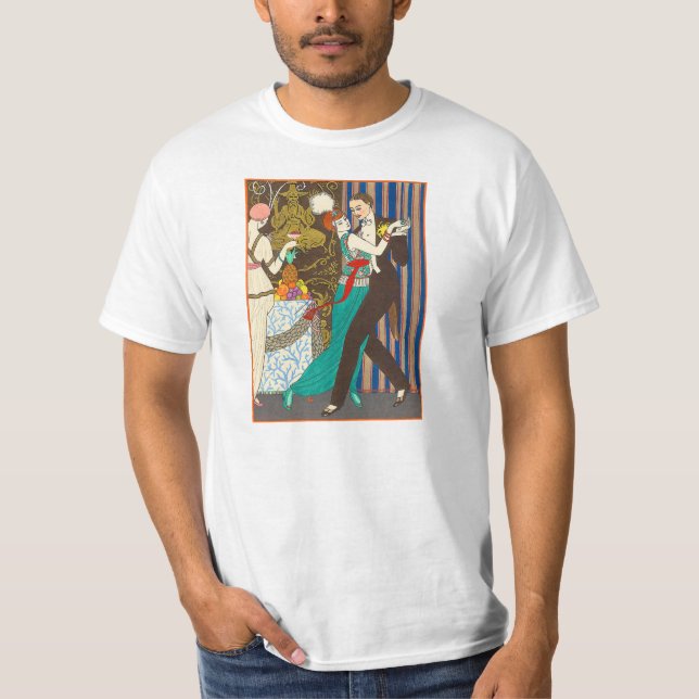 Eine Nacht im dekadenten Paris-Kunst-Deko-T - T-Shirt (Vorderseite)