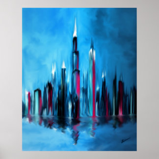 Eine Nacht in der Stadt Poster