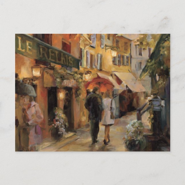 Eine Nacht in Paris Postkarte (Vorderseite)