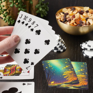 Eine Nacht mit Glühwürmchen Spielkarten