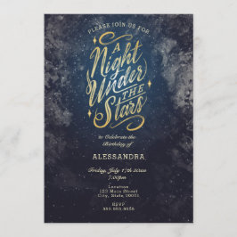 Eine Nacht unter den Sternen Einladung