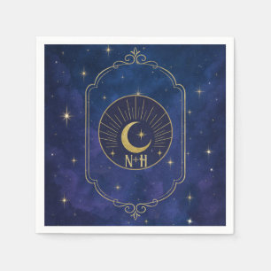 Eine Nacht unter den Sternen Himmels Hochzeit  Serviette