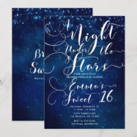 EINE NACHT UNTER DEN STERNEN Starry Blue Sky Sweet