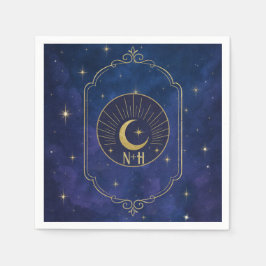 Eine Nacht zwischen den Sternen Himmelskies Hochze Serviette